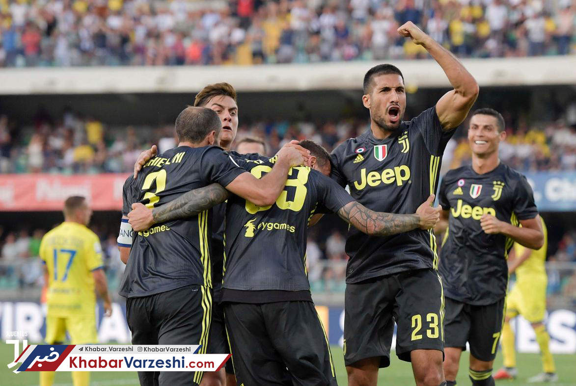 گزارش تصویری‌| اولین پیروزی یوونتوس با رونالدو در سری‌آ