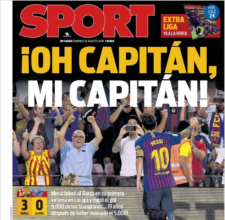روزنامه اسپورت| اوه کاپیتان، کاپیتانِ من