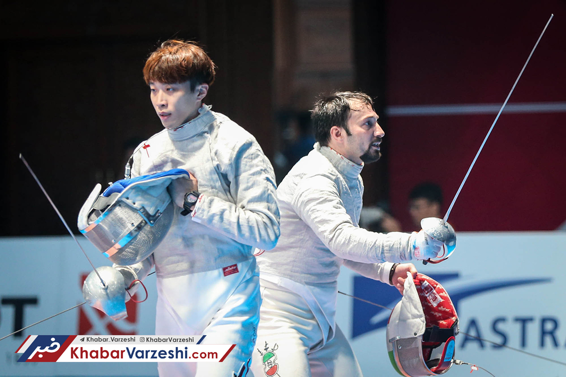 گزارش تصویری‌| رقابتهای شمشیربازی آقایان بازیهای آسیایی جاکارتا