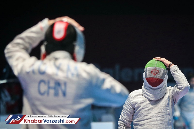 تیغ شمشیر پاکدامن به برنز بسنده کرد