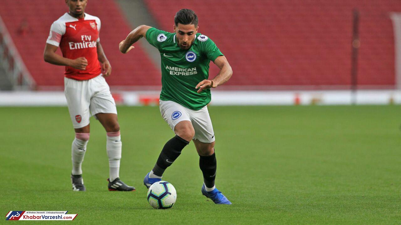 تساوی برایتون و آرسنال با حضور جهانبخش