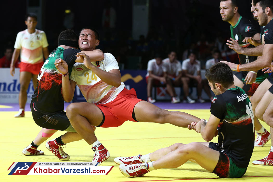 گزارش تصویری‌| برتری تیم ملی کبدی مردان مقابل اندونزی