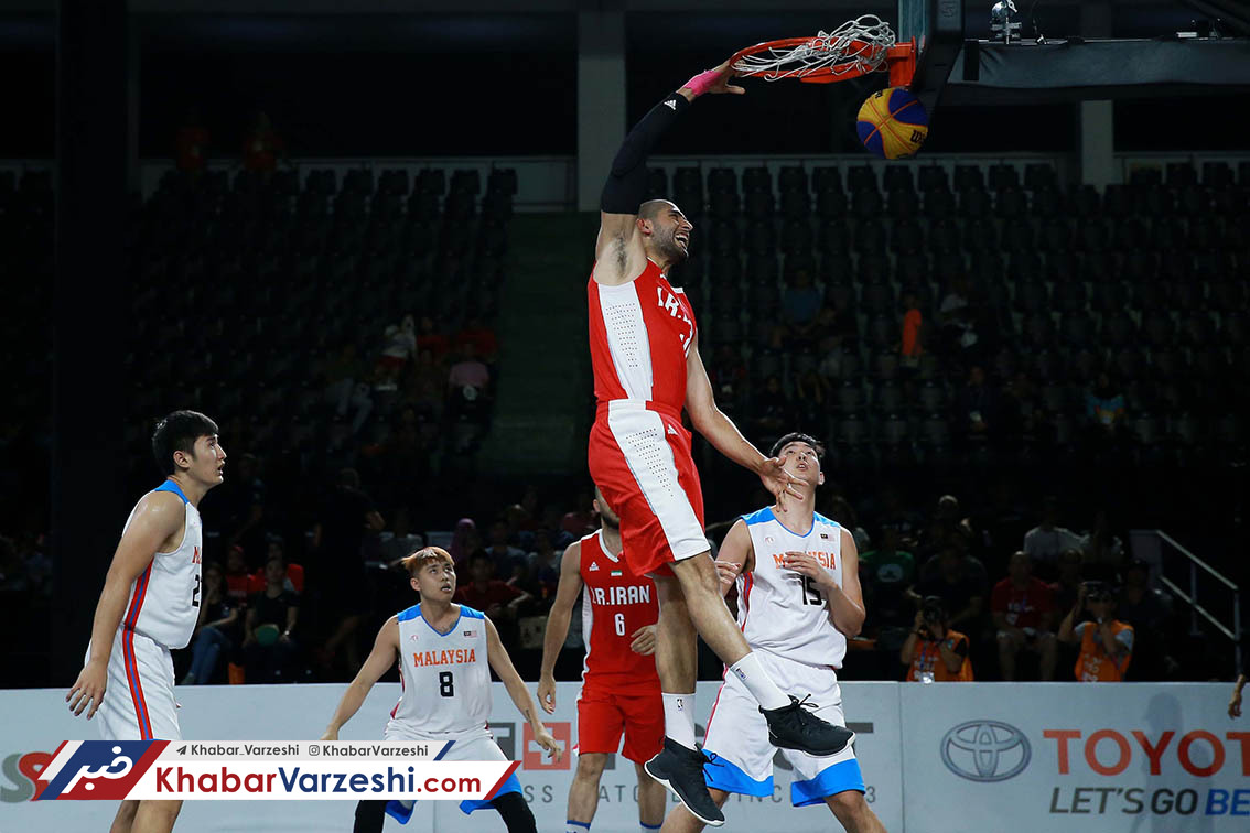 گزارش تصویری‌| شکست مالزی برابر تیم مردان بسکتبال سه نفره ایران