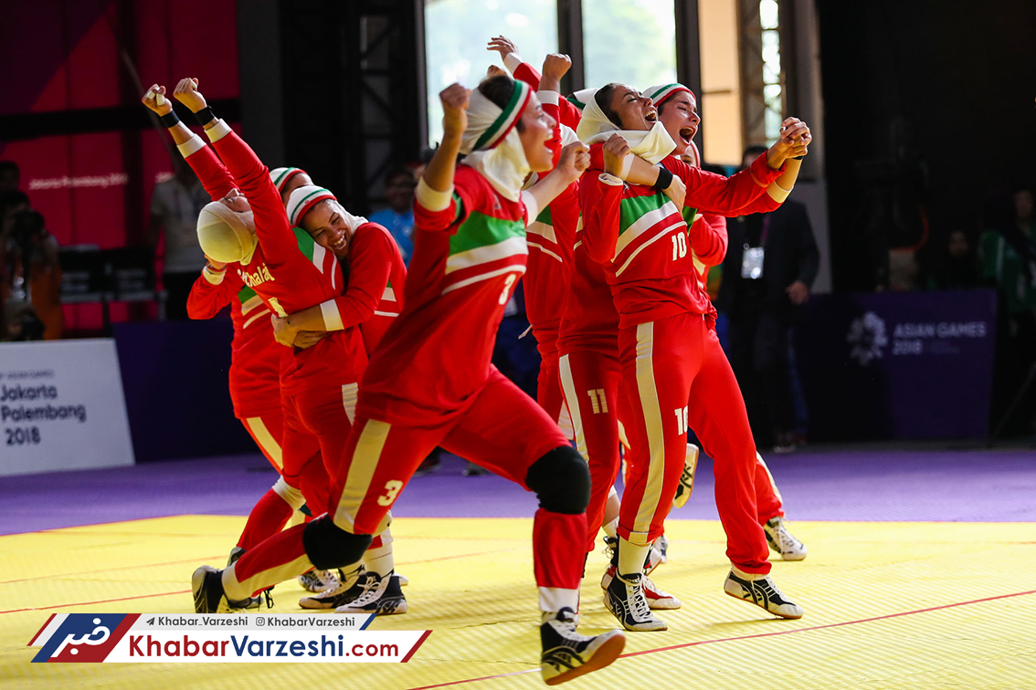 گزارش تصویری‌| قهرمانی با اقتدار کبدی زنان ایران در بازی‌های آسیایی جاکارتا