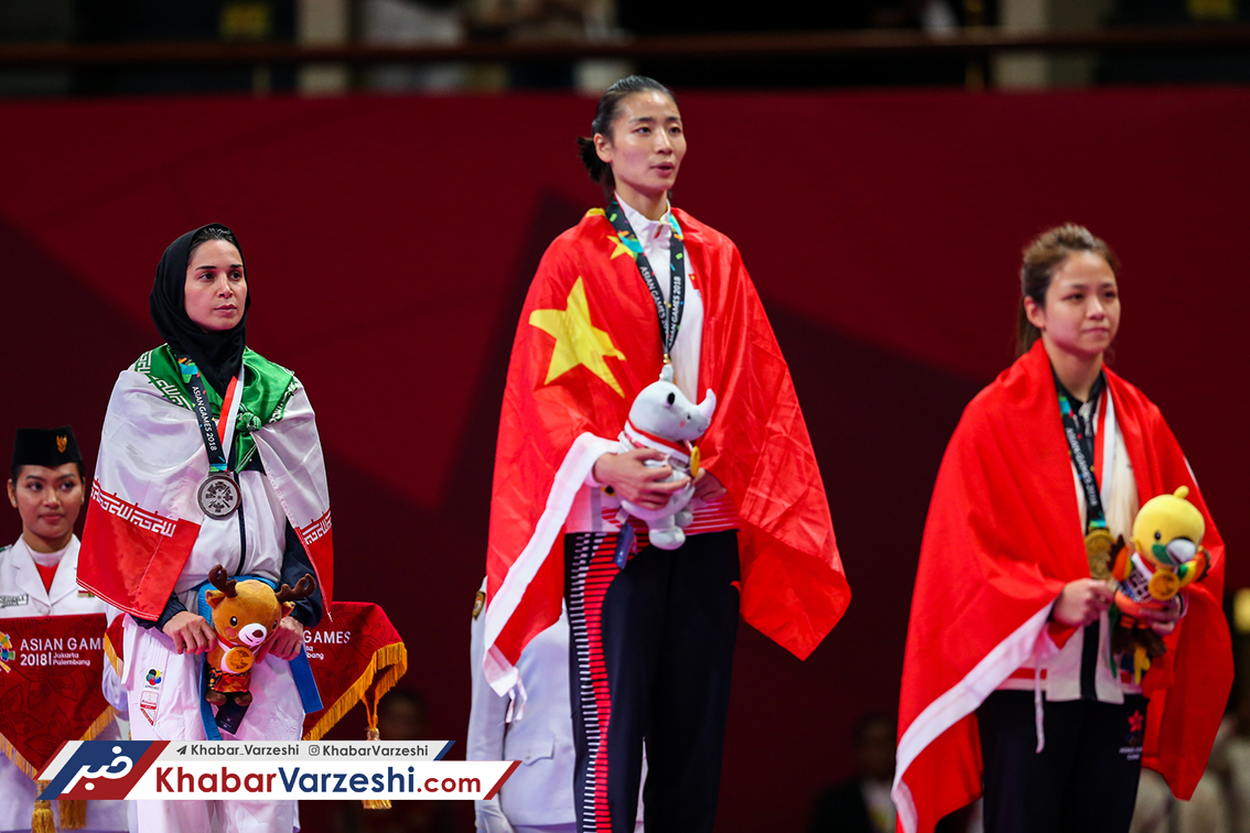 گزارش تصویری‌| مدال نقره رزیتا علیپور در کاراته بازی‌های آسیایی جاکارتا