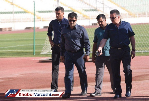 عکس| زنوزی از ورزشگاه یادگار تبریز بازدید کرد