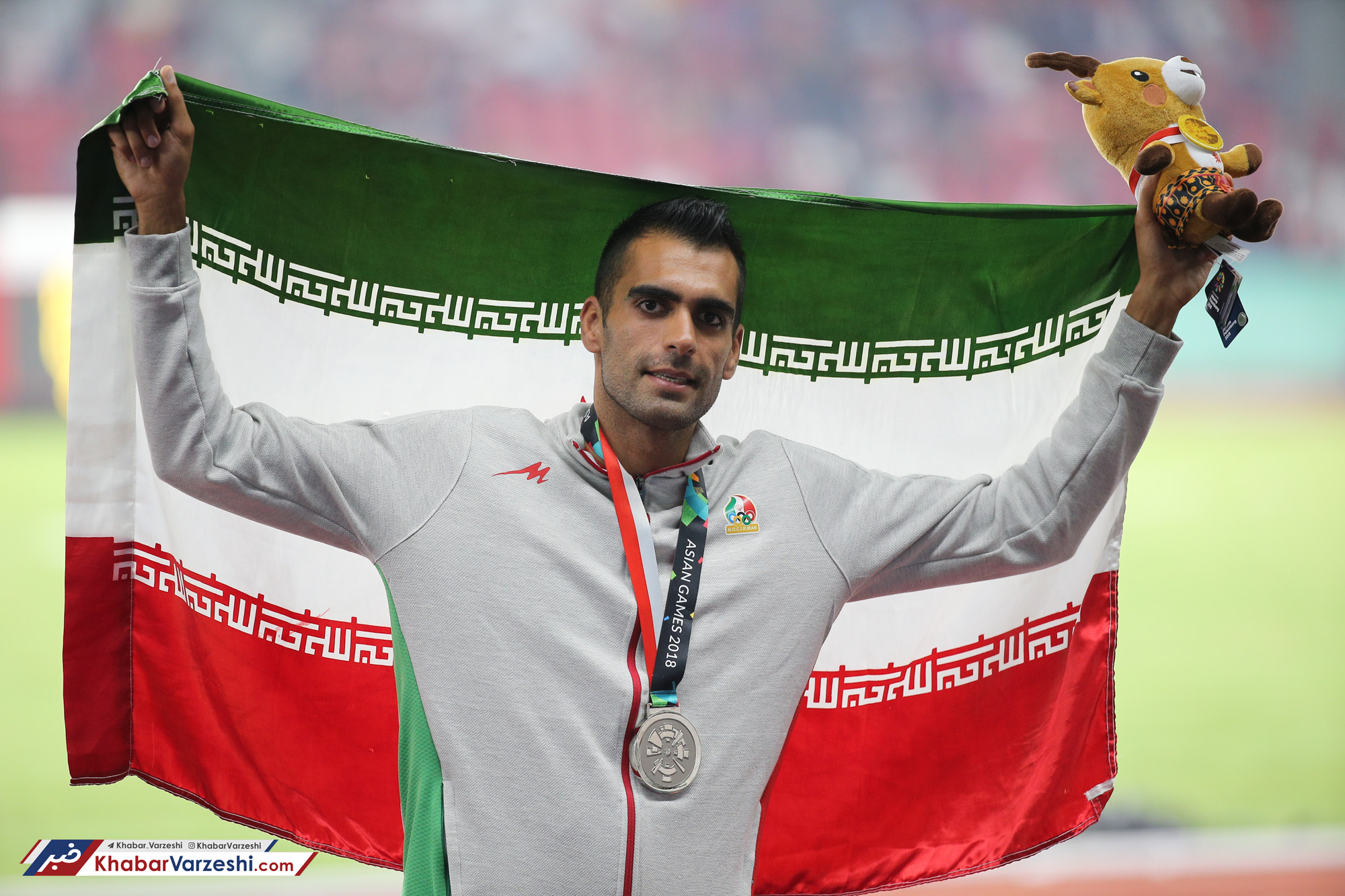 گزارش تصویری‌| نقره با ارزش امیر مرادی برای دو و میدانی در جاکارتا