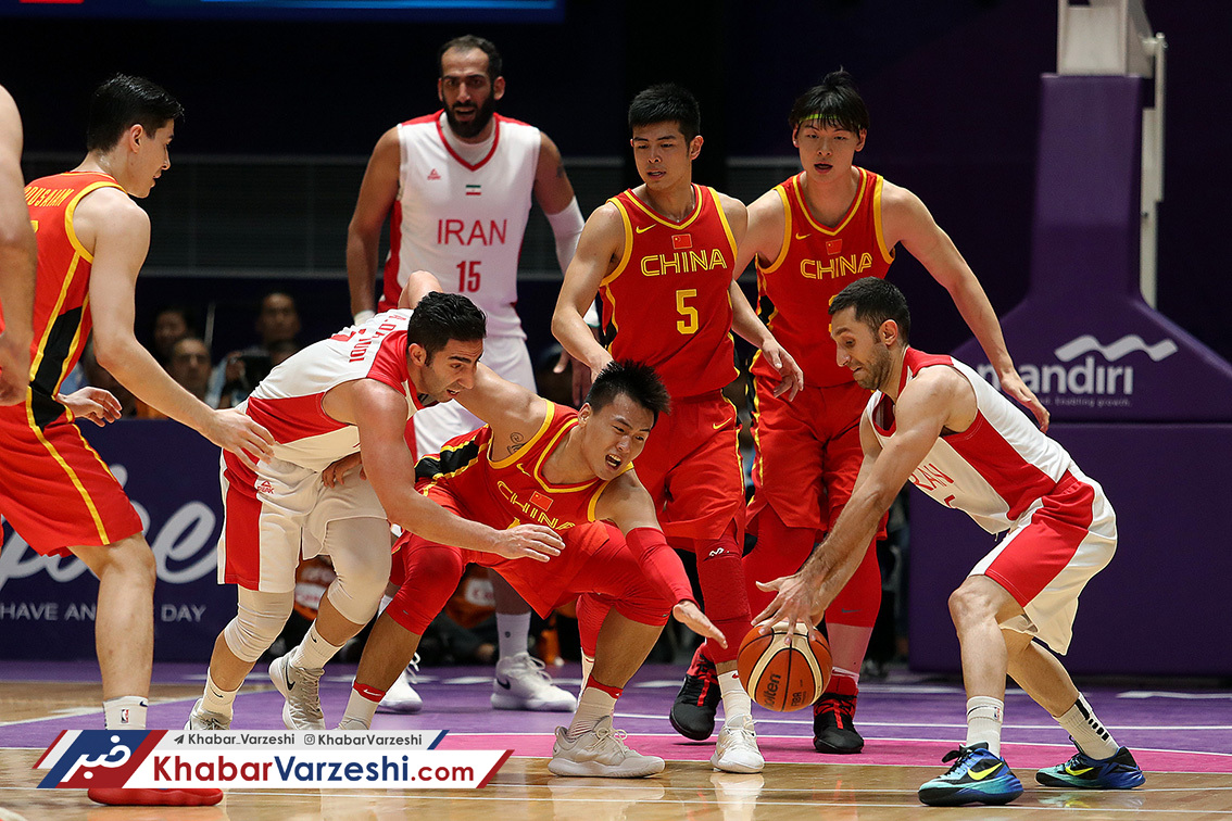گزارش تصویری‌| بسکتبالی‌ها پشت دیوار چین ماندند