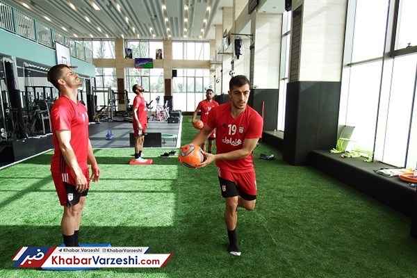 آغاز اردوی تیم ملی فوتبال با تمرین در پک