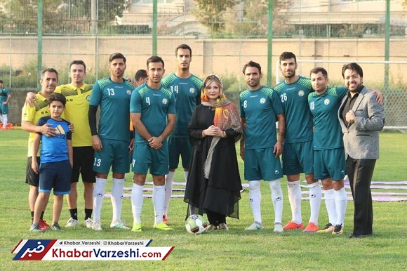 تصاویر| ستاره زن سینما در تمرینات اکسین البرز