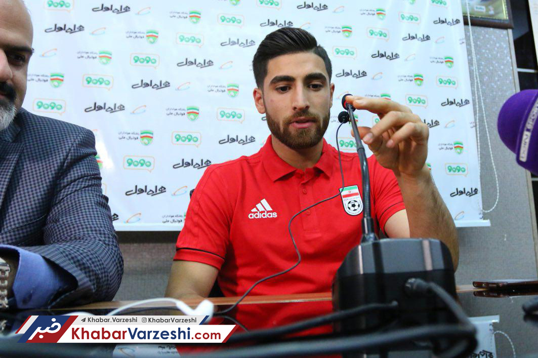 گزارش تصویری‌| کنفرانس خبری بازیکنان تیم ملی فوتبال