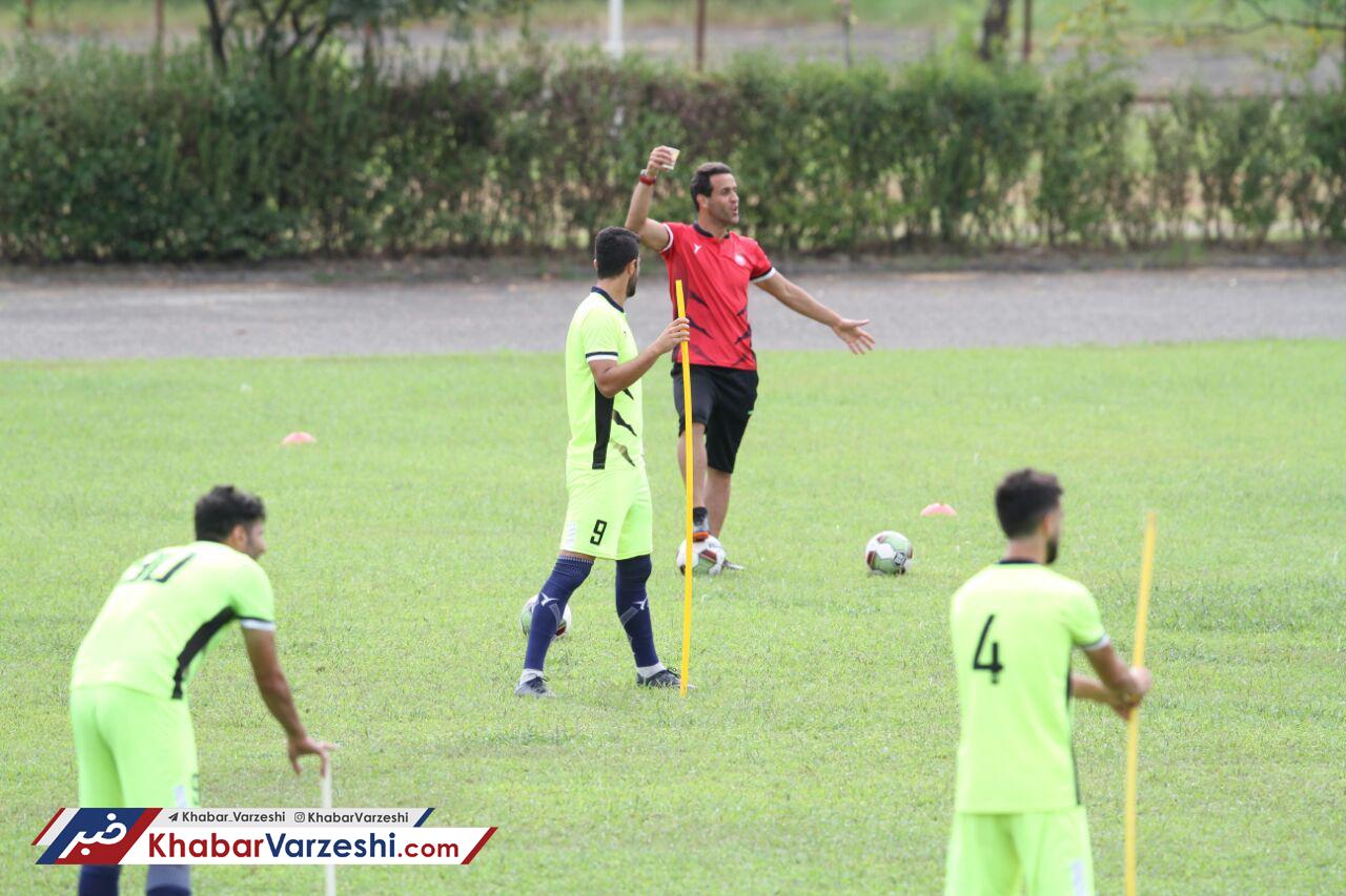 گزارش تصویری‌| تمرین سپیدرود رشت زیر نظر علی کریمی