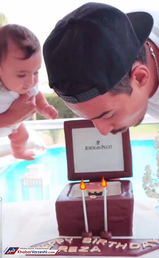 عکس| تولد ۳۱ سالگی گوچی در کنار پسرش