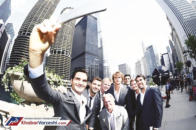 ستاره‌های تنیس در یک تیم