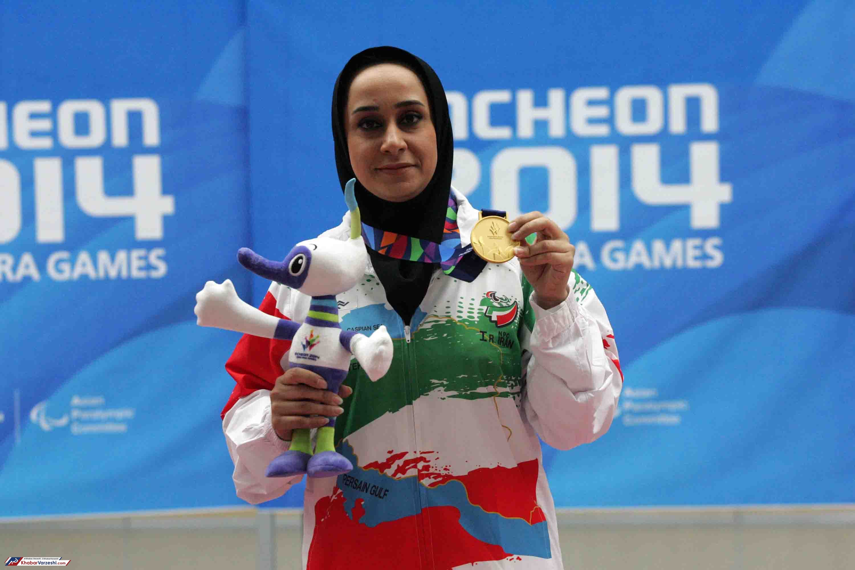 عکس| پرچمداران افتتاحیه و اختتامیه کاروان ایران در پاراآسیایی 2018