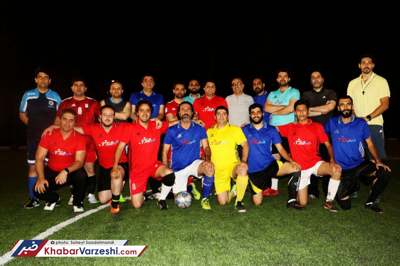 گزارش تصویری| دیدار دوستانه خبرورزشی با یاران وزیر ارتباطات