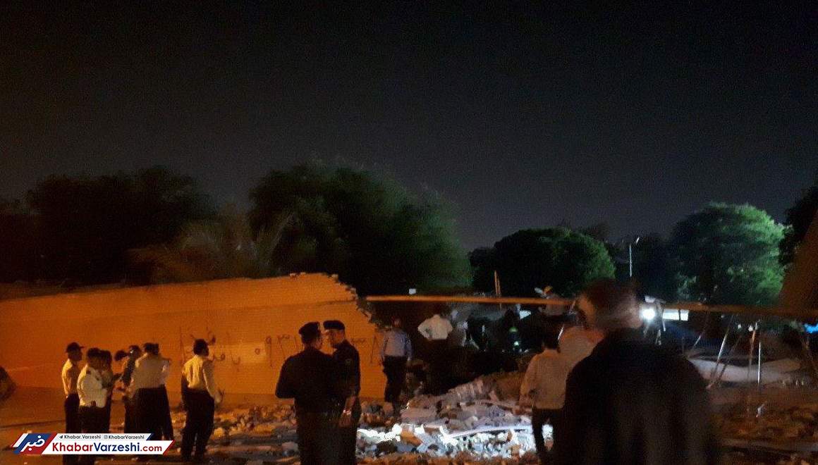 عکس|‌ انفجار در ورزشگاه تختی اهواز
