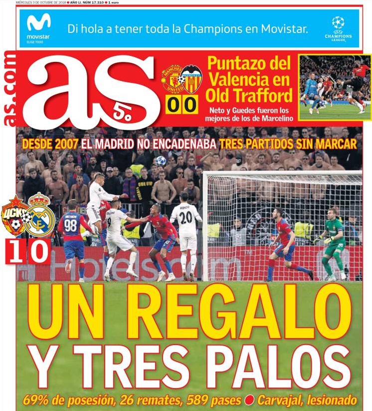 روزنامه آ اس| یک هدیه و سه تیر