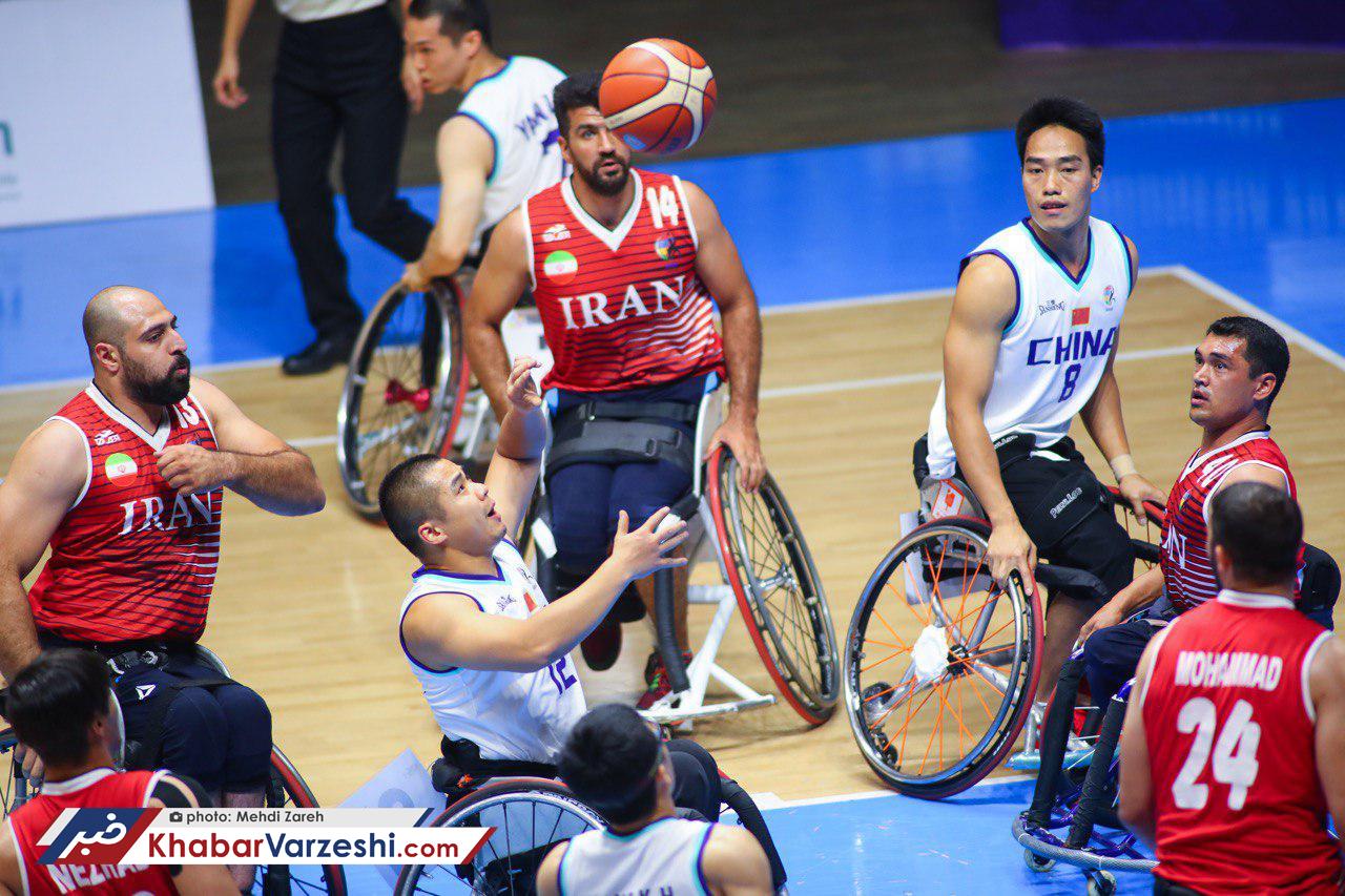 گزارش تصویری‌| سومین پیروزی بسکتبال با ویلچر مردان ایران برابر چین