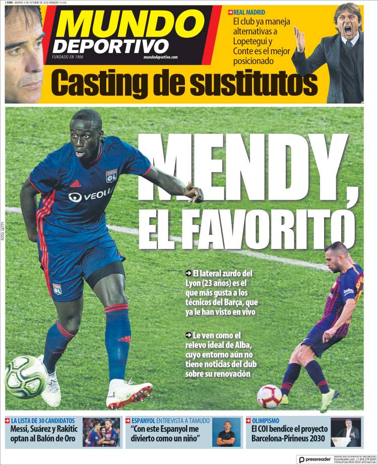 روزنامه موندو| مندی، موردعلاقه