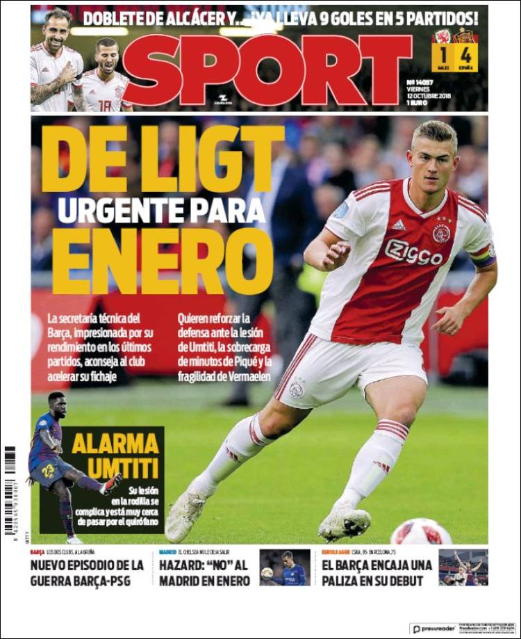 روزنامه اسپورت| دِلیخت، فوری برای ژانویه