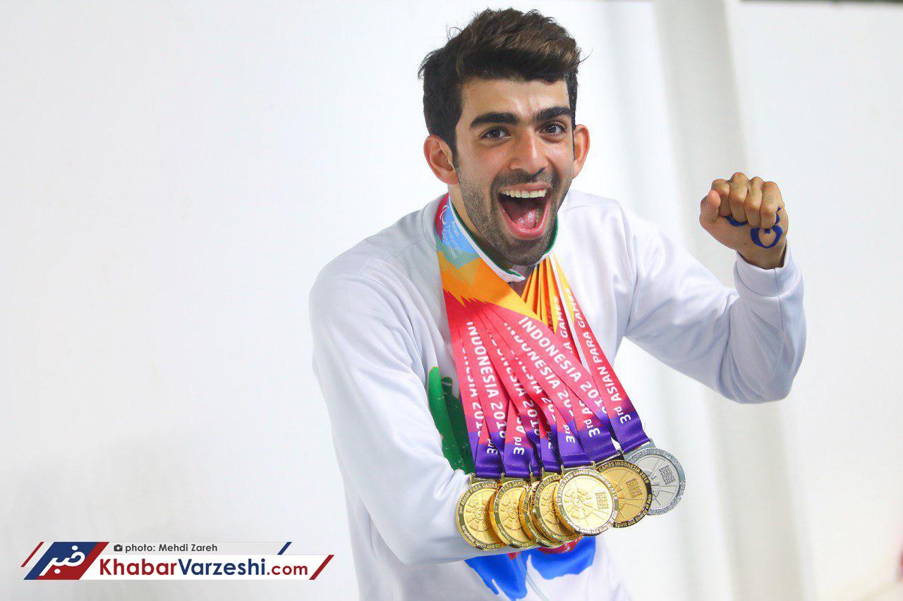 ششمین طلای ایزدیار در شنای پاراآسیایی ۲۰۱۸