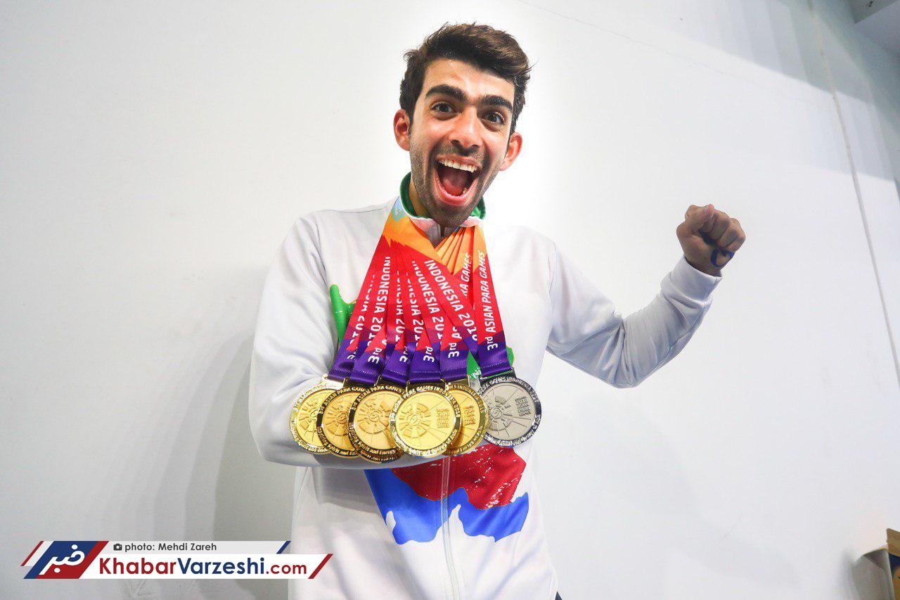 گزارش تصویری‌| درخشش فوق العاده مایکل فلپس ایران با 6 طلا و یک نقره