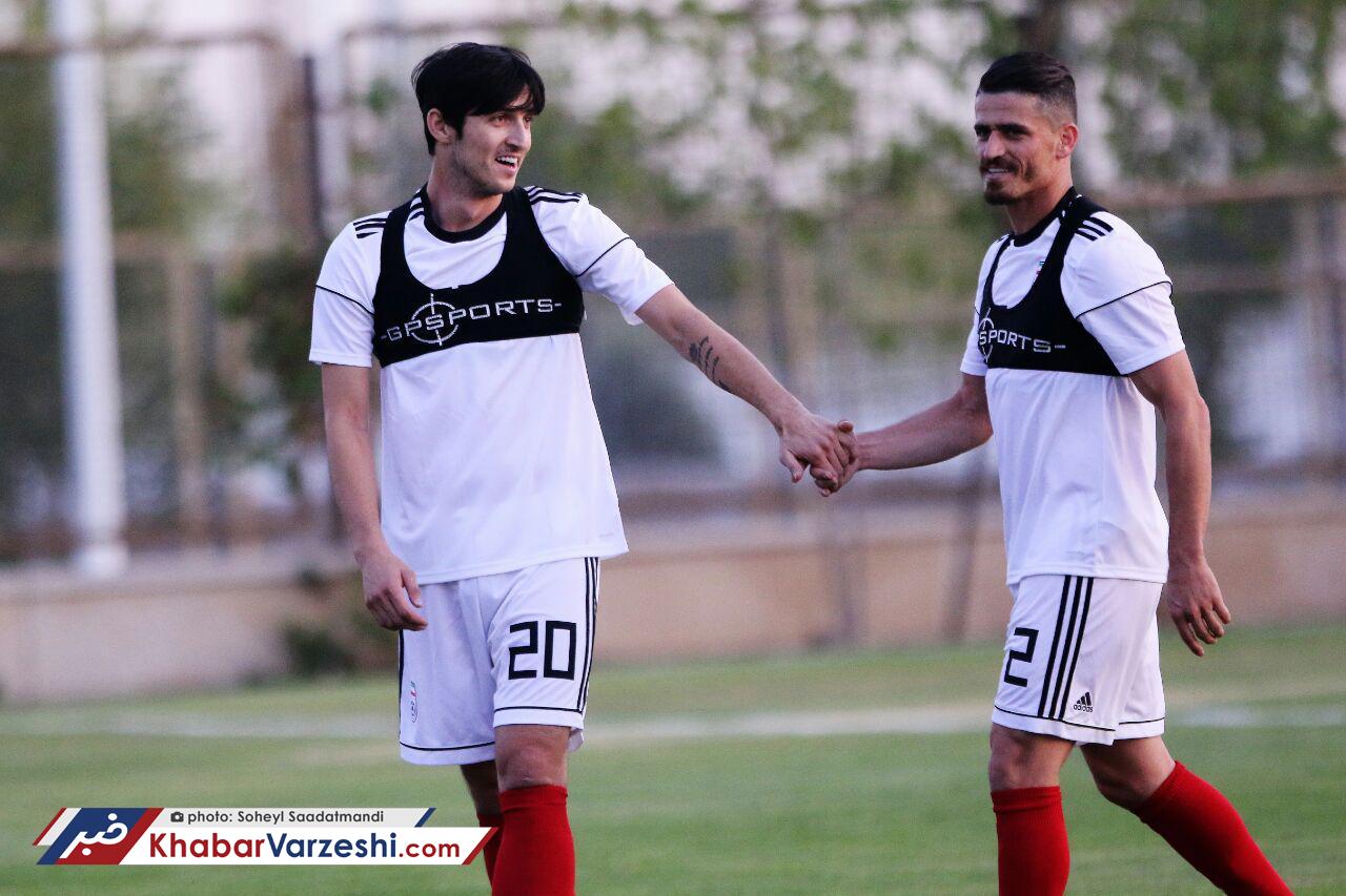 عکس| دیدار خصوصی سردار آزمون با خانم بازیگر