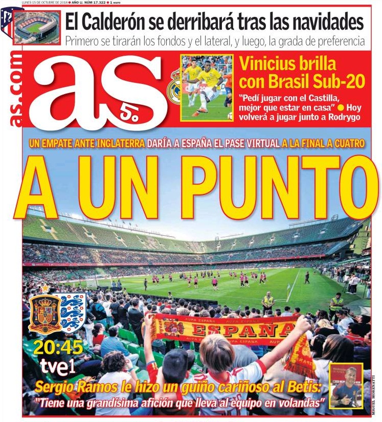 روزنامه آ اس| برای یک امتیاز