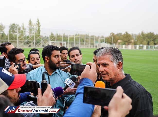 عکس| دلیل برگزاری نشست خبری کی‌روش در "پک" چه بود؟