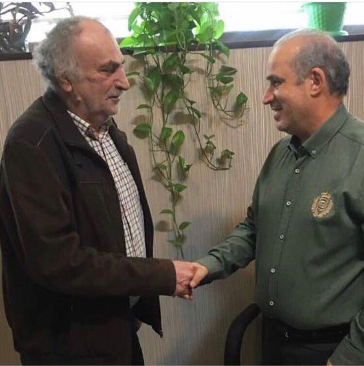 عکس| شیر شمال به رئیس فدراسیون فوتبال چه گفت؟