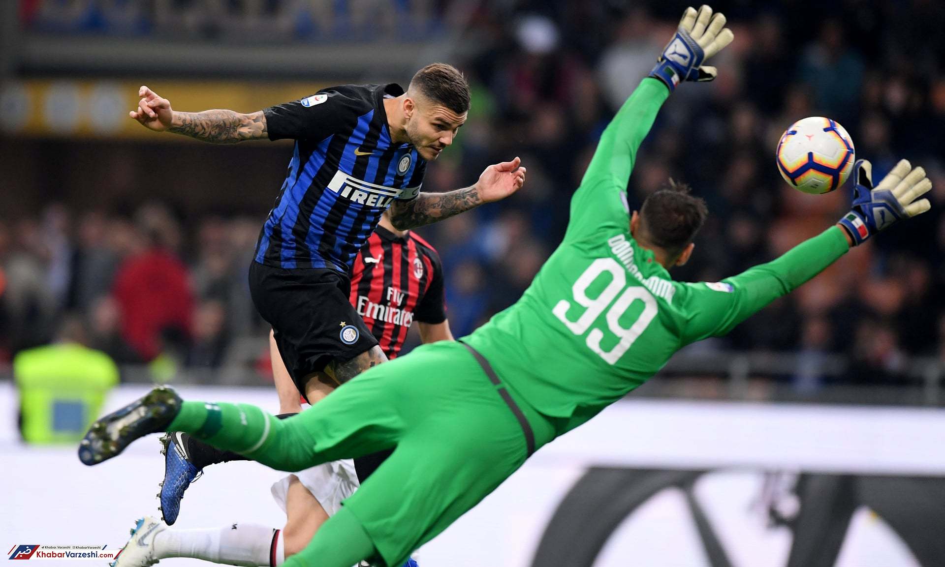 ایکاردی آسمان میلان را آبی کرد