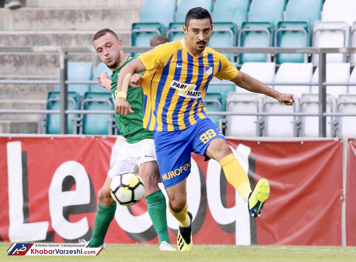 برتری آپوئل با گل زیبای گوچی