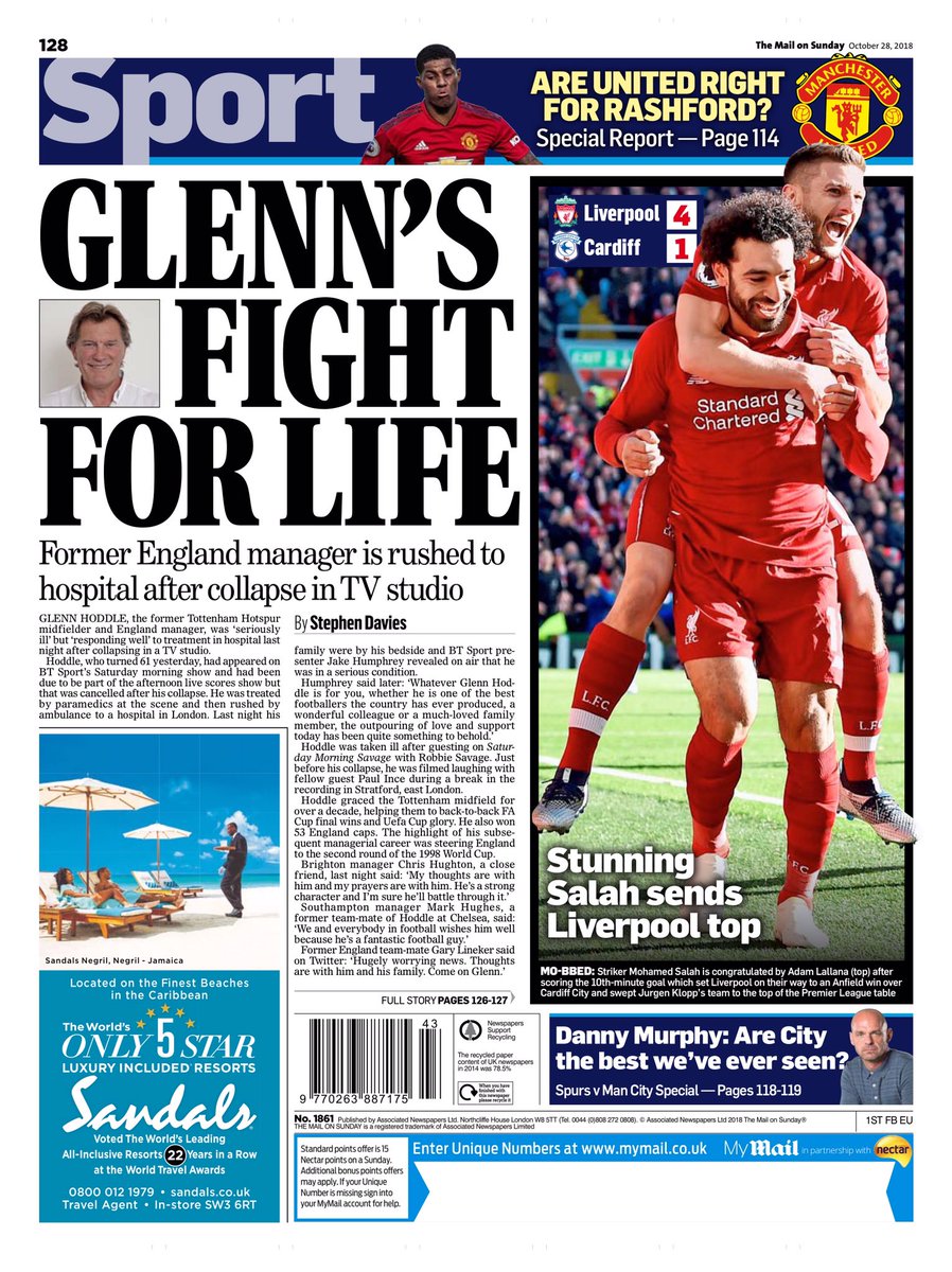 روزنامه میل| مبارزه برای زندگیِ گلن