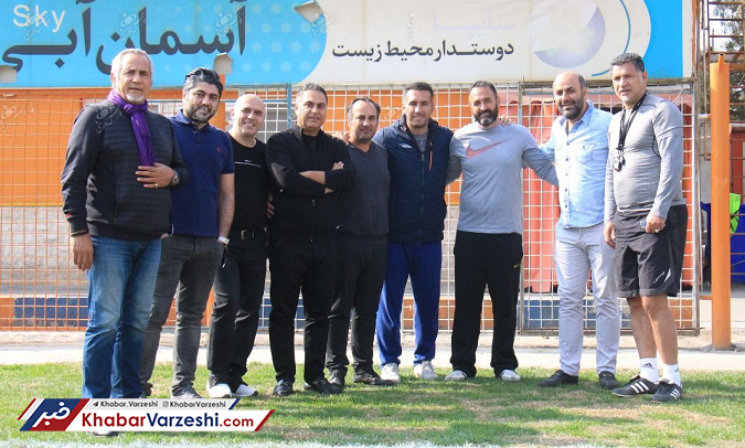 عکس| دیدار بازیگر مطرح سینما با علی دایی