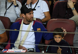 عکس| مسی در شب هالووین