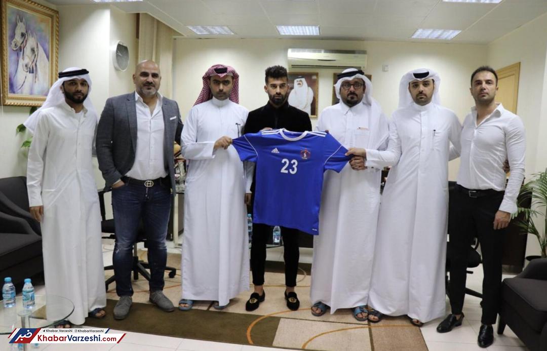 عکس| رامین رضاییان آبی پوش شد