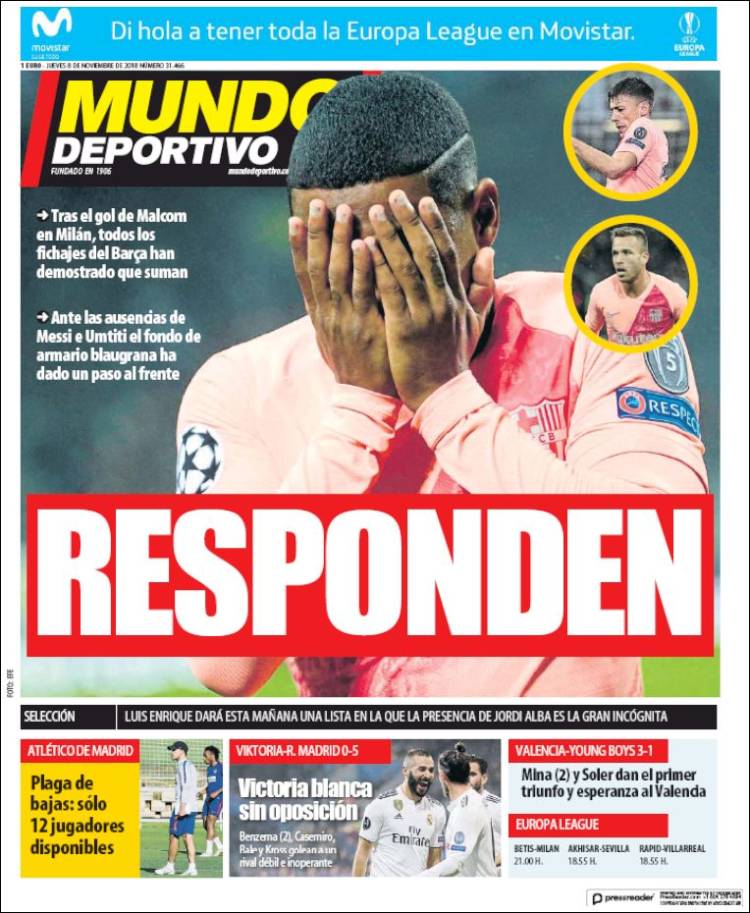 روزنامه موندو| پاسخ دادن