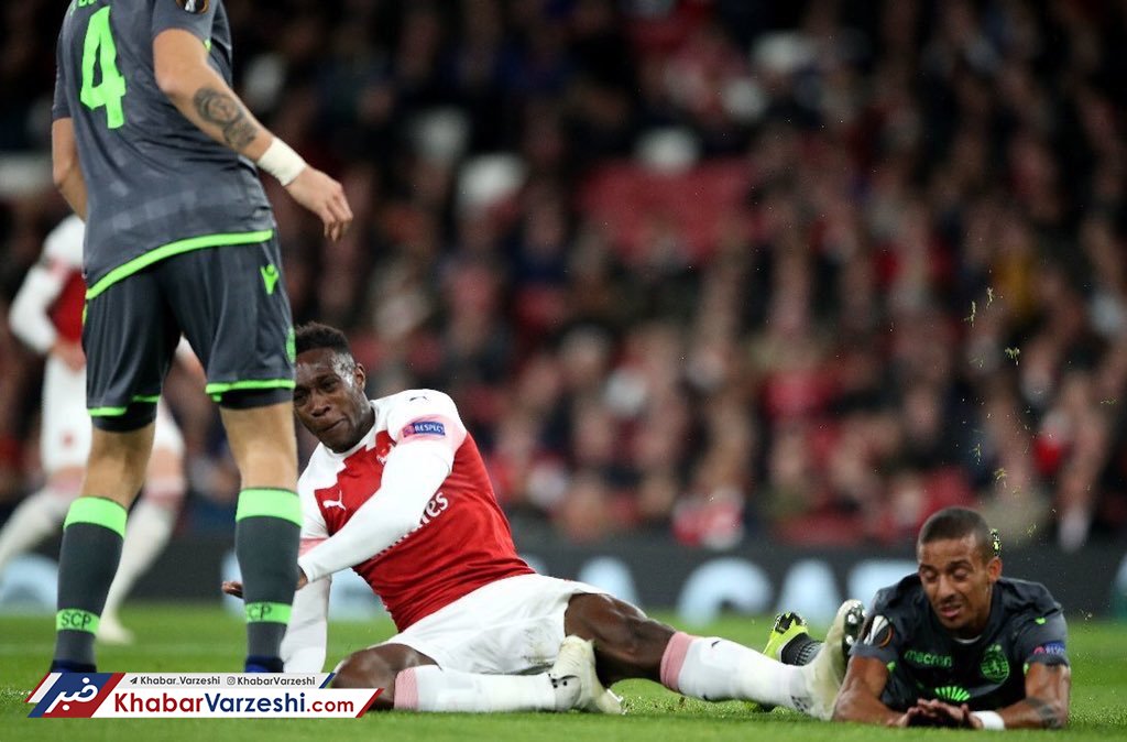 عکس| مصدومیت وحشتناک مهاجم آرسنال