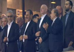 ورود معاون روحانی به ورزشگاه آزادی