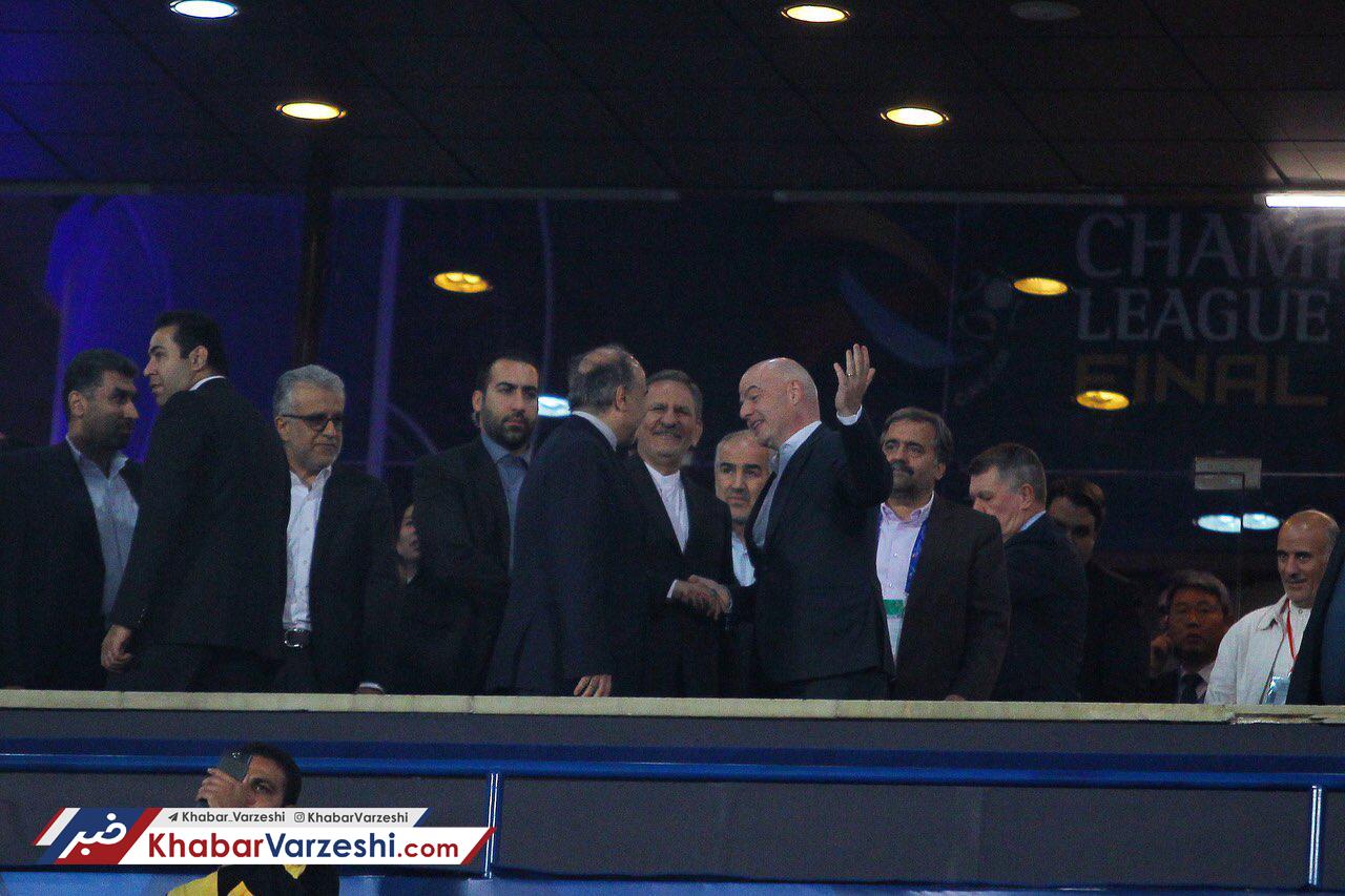 عکس| واکنش معاون اول روحانی به نایب قهرمانی پرسپولیس