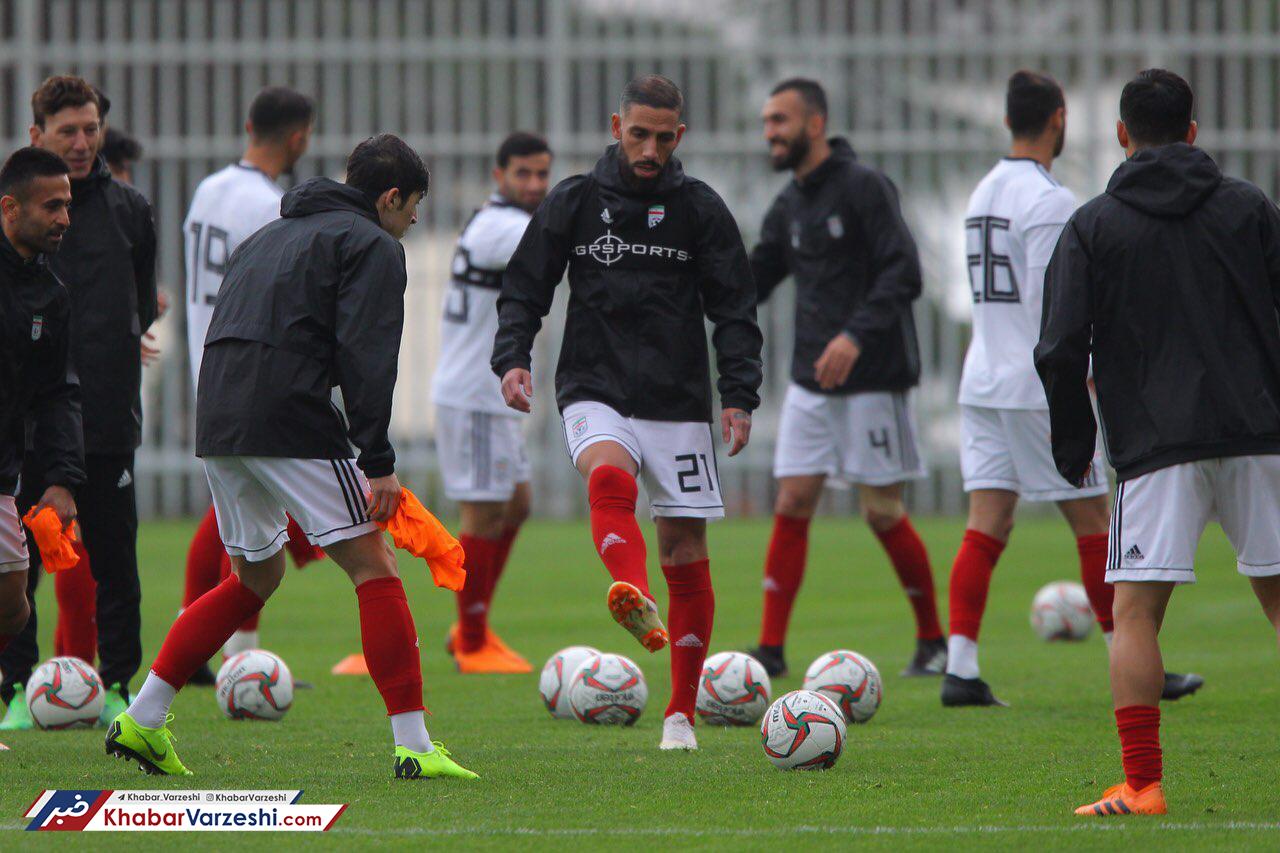 گزارش تصویری‌| تمرین ملی پوشان در هوای سرد پاییزی