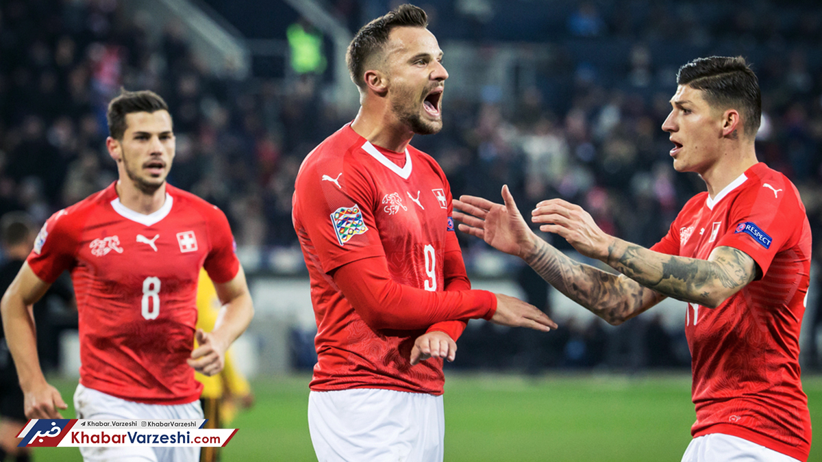 کامبک توفانی سوئیس مقابل بلژیک