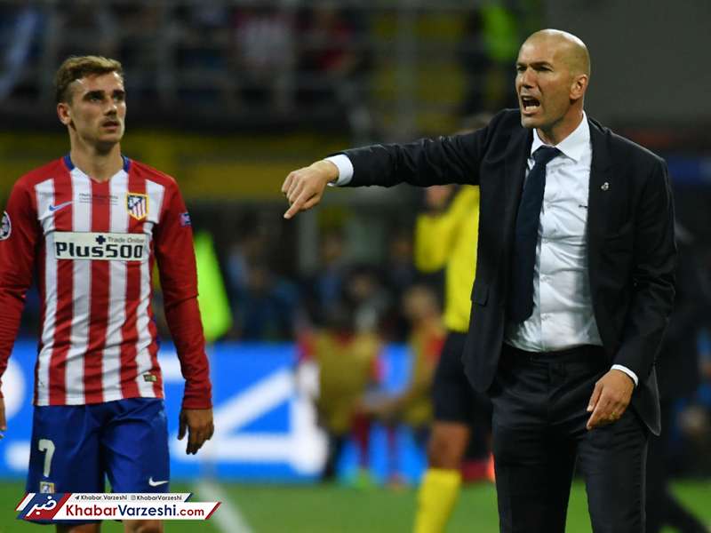 آرزوی فوق ستاره اتلتیکو برای کار کردن با زیدان