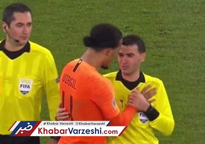 عکس| چرا داور دیدار آلمان و هلند گریه کرد؟
