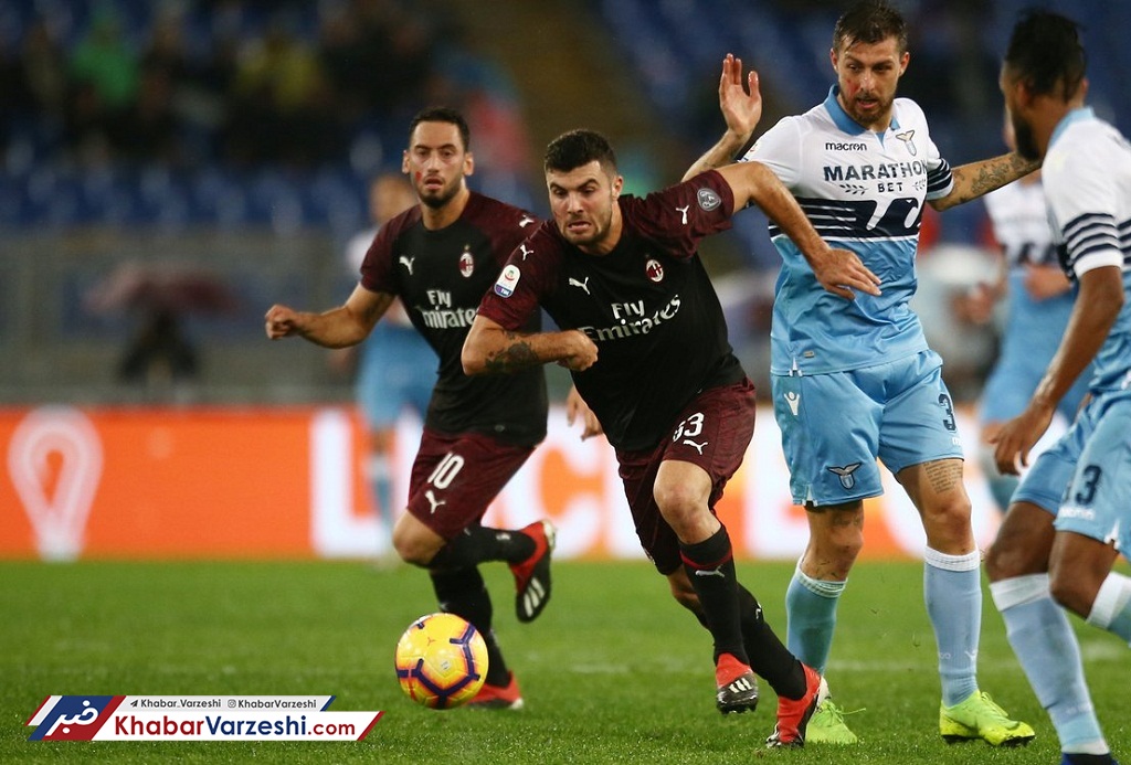میلانی‌ها برد برابر لاتزیو را با تساوی عوض کردند