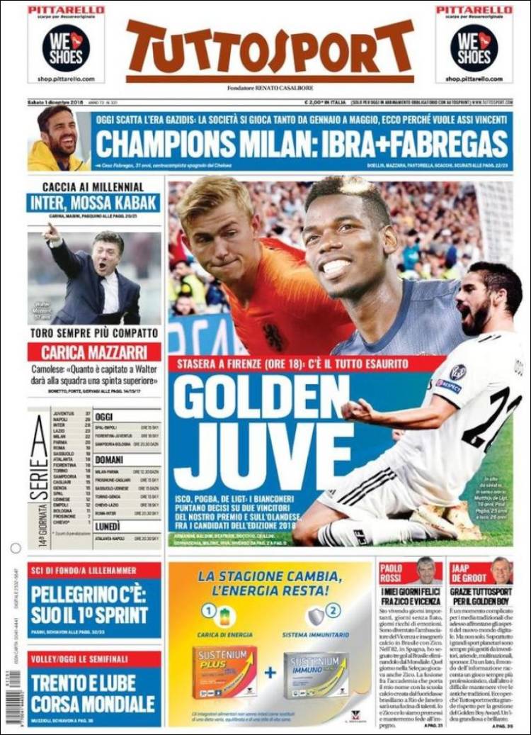 روزنامه توتو| یووه طلایی