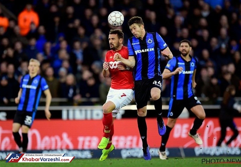 بازگشت کلوب بروژ به رده دوم در غیاب رضایی