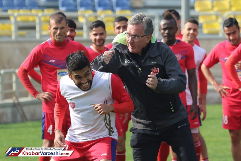 گزارش تصویری| آخرین تمرین پرسپولیس پیش از بازی با ذوب آهن