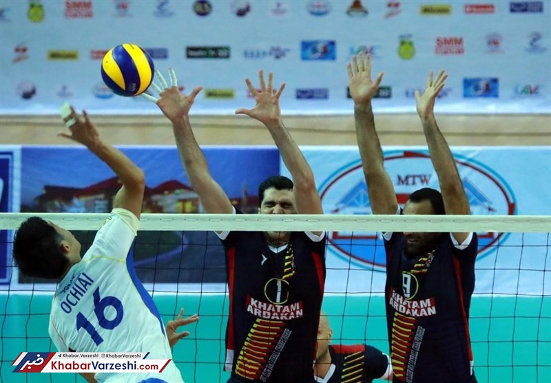 پیروزی خاتم اردکان در لیگ برتر والیبال